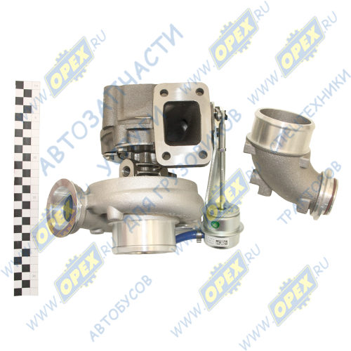 С13-297-01 Турбокомпрессор (дв. ЯМЗ-53443-30) Евро-5 ПАЗ Вектор Некст PAZ Vector NEXT (EURO-5) 170 H/P [YAMZ-53423-50 /12 /17 /22 /27]; (с патрубком) CZ Strakonice2